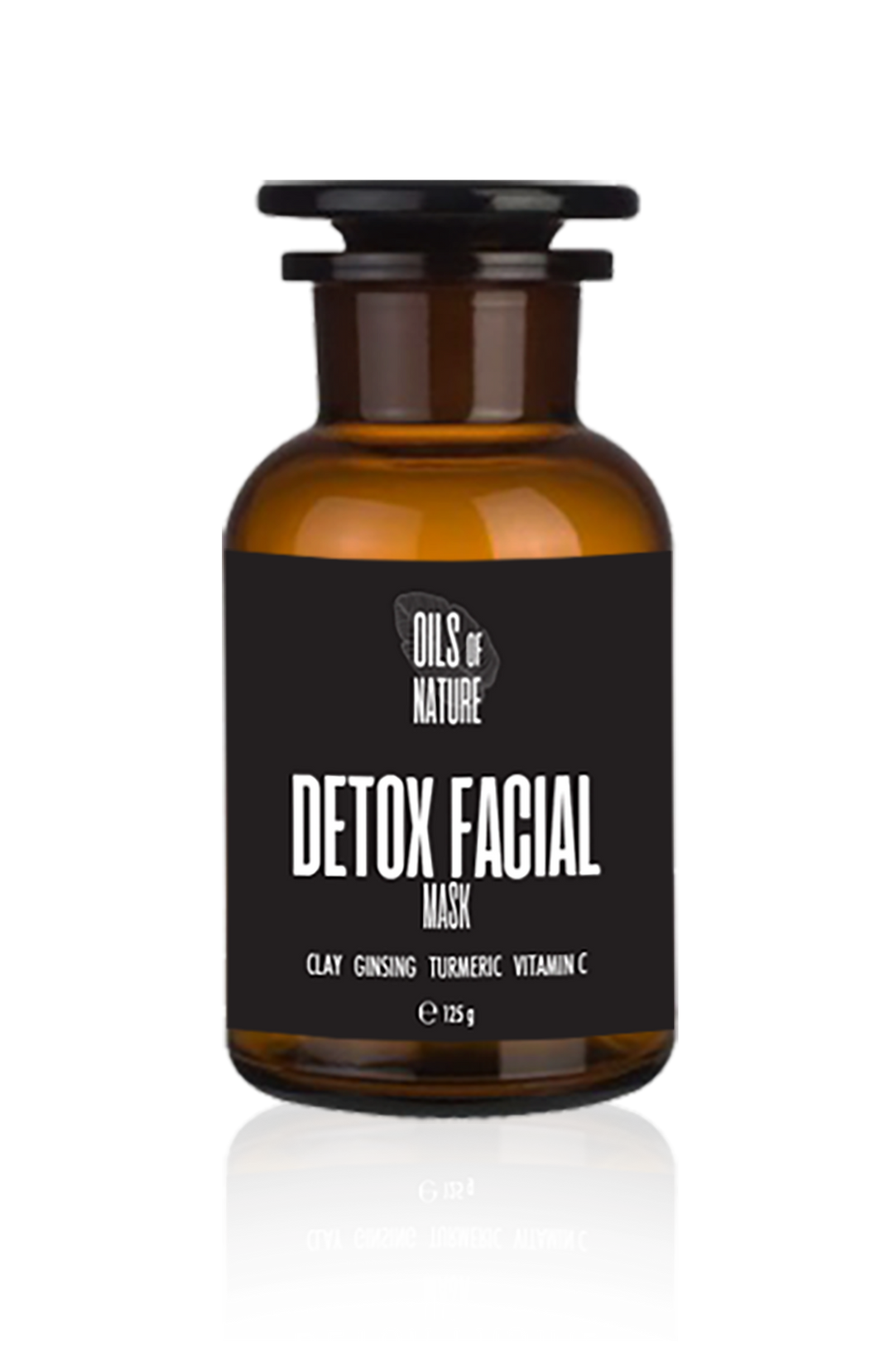 Detox Facial Mask (Clay-Ginsing-Turmeric-Vitamin C) 125g